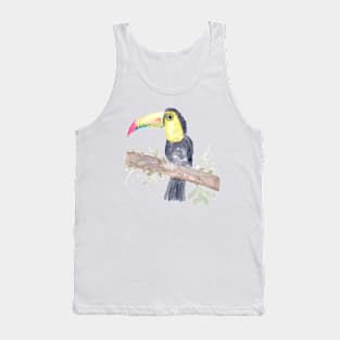 Watercolor Toucan Tank Top